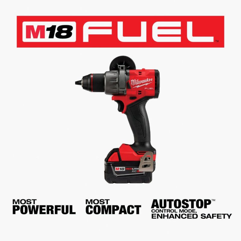 MW M18 FUEL XC Lithium-Ion Brushless Cordless Drill Kit