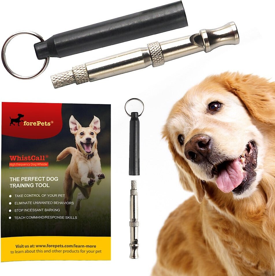 forePets Professional WhistCall Bark Control and Obedience Training Dog Whistle with Lanyard