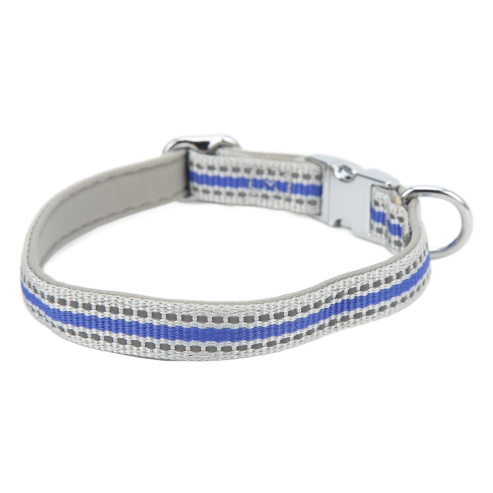 Dog Collar Can Be Engraved Adjustable Soft Puppy Collar For Small Medium Large Dogsdark Blue Xs