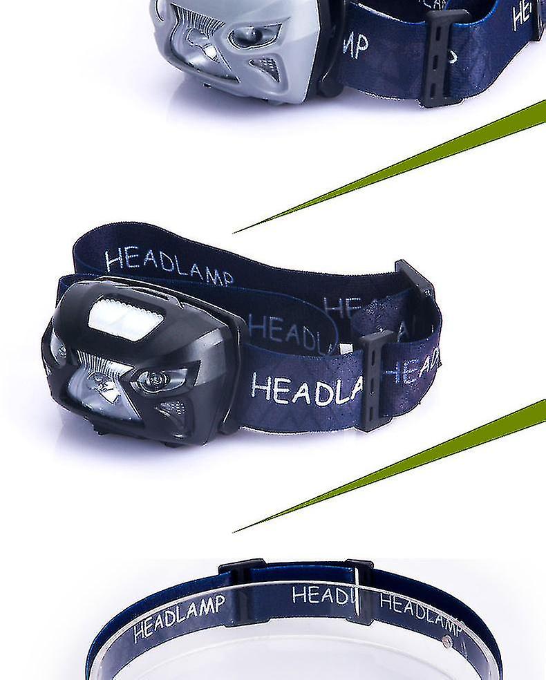 Led Head Torch Headlamp Motion Sensor Control