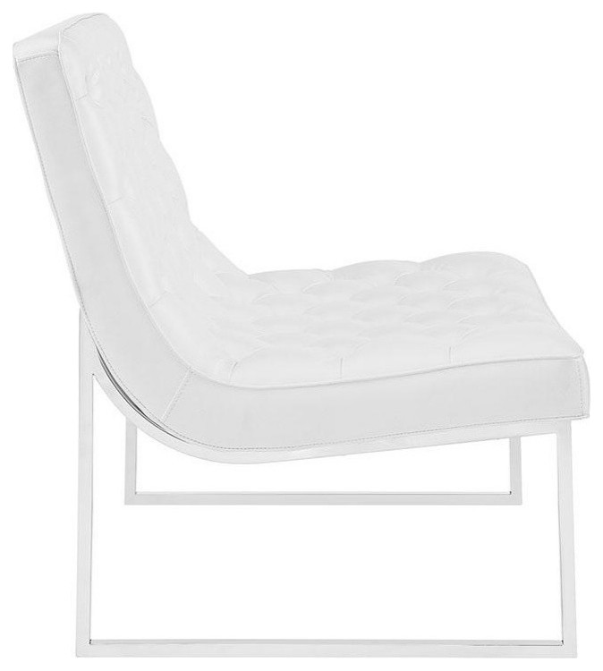 Ibiza Upholstered Vinyl Lounge Chair   Contemporary   Armchairs And Accent Chairs   by V.S.D Furniture  Houzz