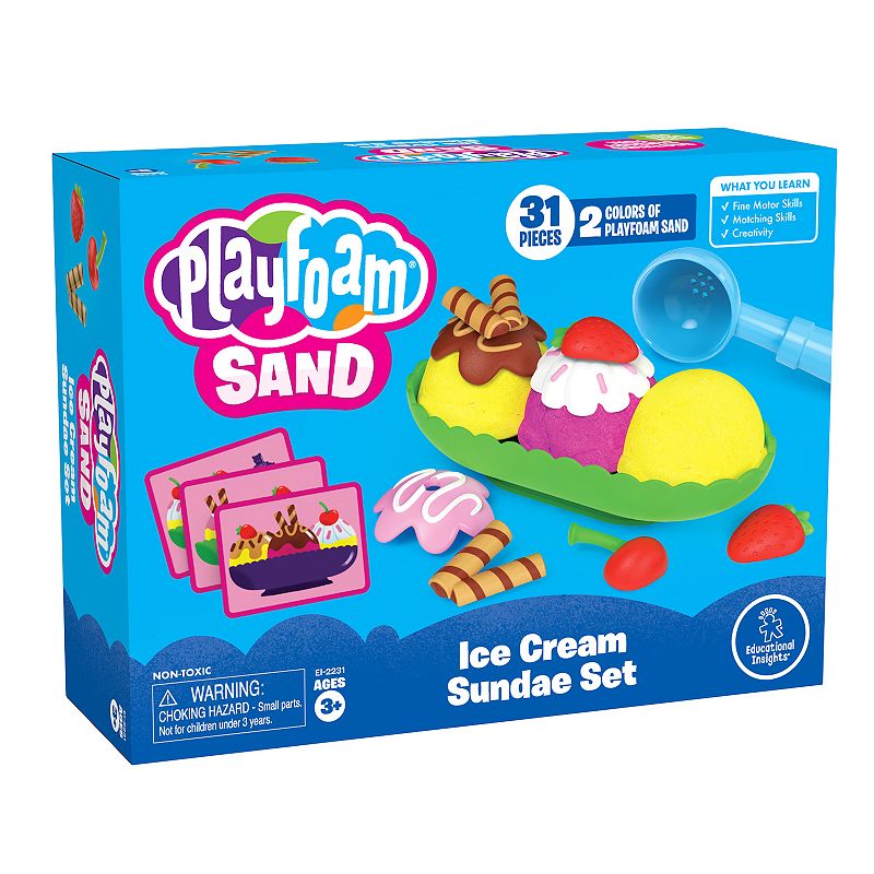 Educational Insights Playfoam Sand Ice Cream Sundae Set