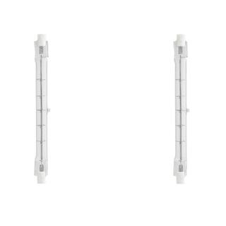 Feit Electric 500-Watt Bright White (2800K) T3 R7 Base Dimmable Halogen Light Bulb (2-Pack) BPQ500T3CL2HDRP