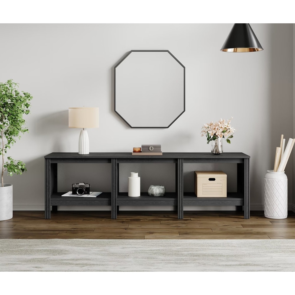 TV Stand for 65 75 Inch TV Console Table  Classic Entertainment Center