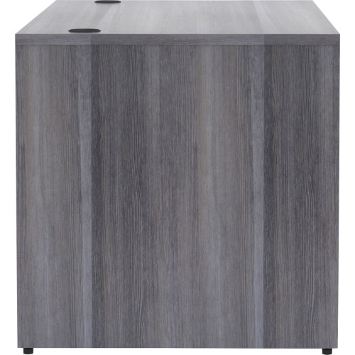 Lorell Weathered Charcoal Laminate Desk Shell (69546)