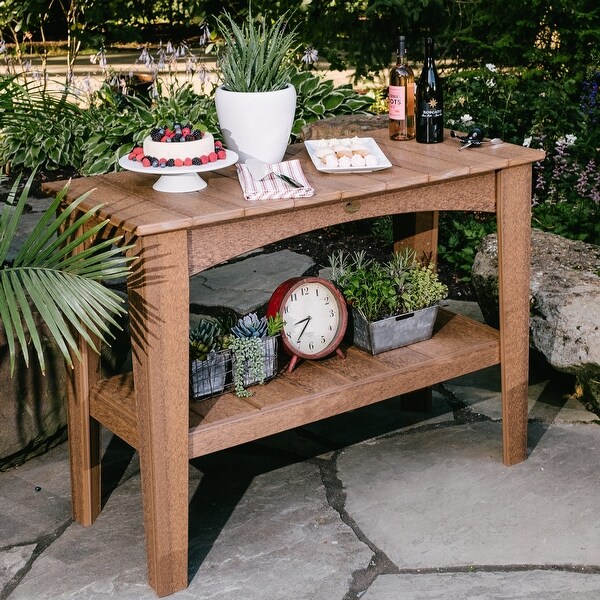 Poly Lumber Island Buffet Table