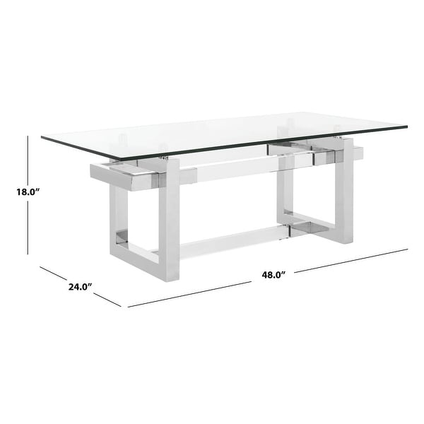 SAFAVIEH Couture Montrelle Acrylic Coffee Table - 48