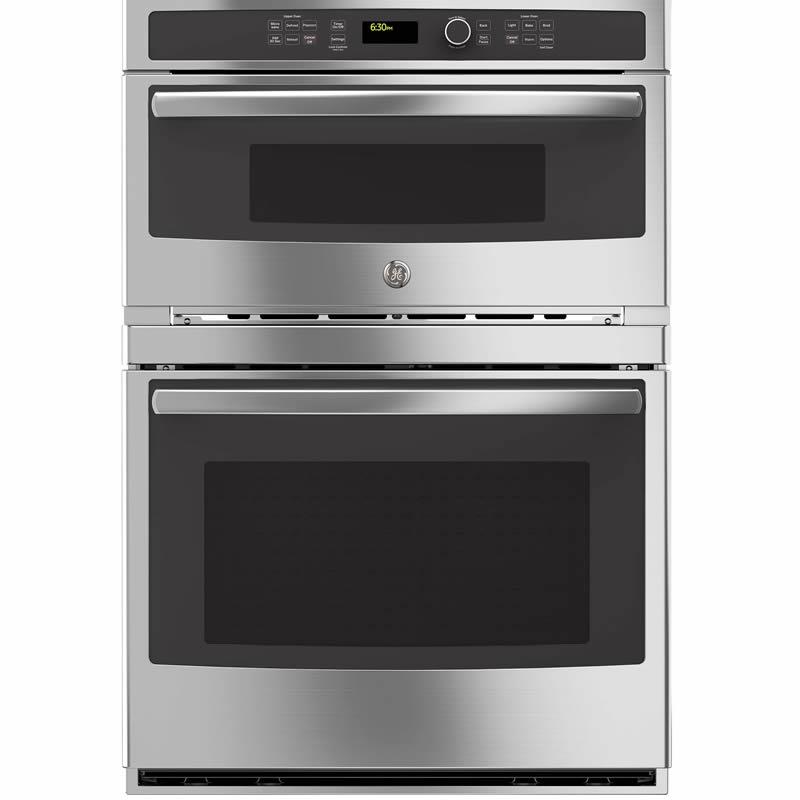 GE 30-inch, 5 cu. ft. Built-in Combination Wall Oven JT3800SHSS