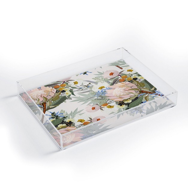 Iveta Abolina Protea Emmaline Acrylic Tray Deny Designs