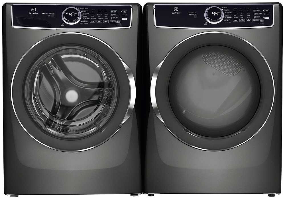 Electrolux 8 Cu. Ft. Titanium Front Load Perfect Steam Gas Dryer With Predictive Dry And Instant Refresh