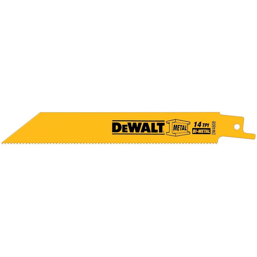 DEWALT 6 in 14TPI Recip Saw Blade DW4808B25 from DEWALT