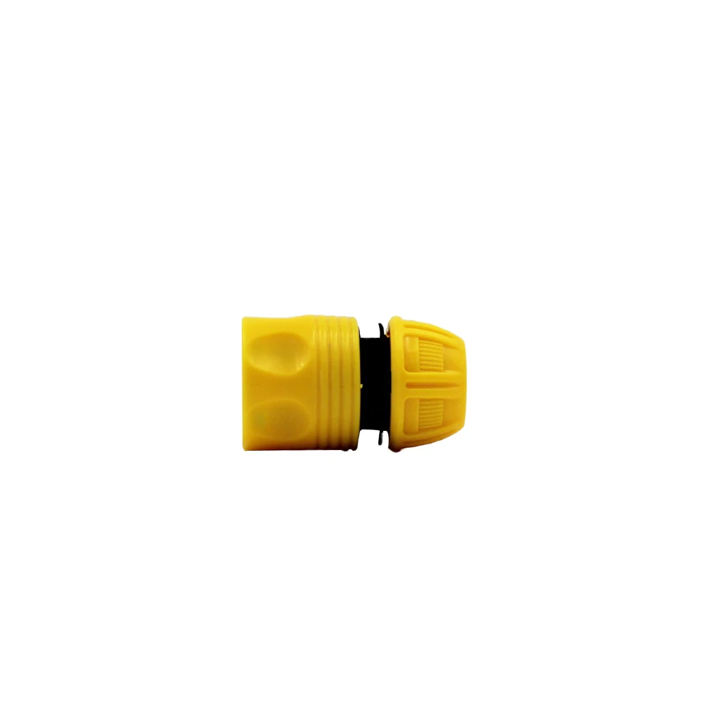 China Factory Supply Plastic Yellow Color Garden Quick   Screw Plastic Hose Connector