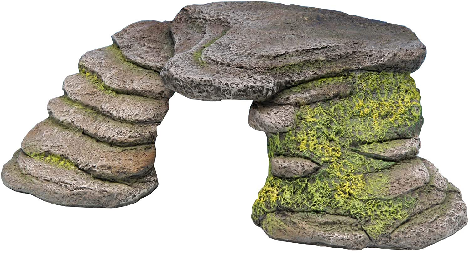 Penn-Plax Reptology Shale Scape Step Ledge for Reptiles – Small