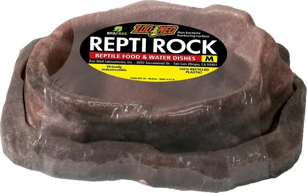 Zoo Med Repti Rock Reptile Rock Food and Water Dishes