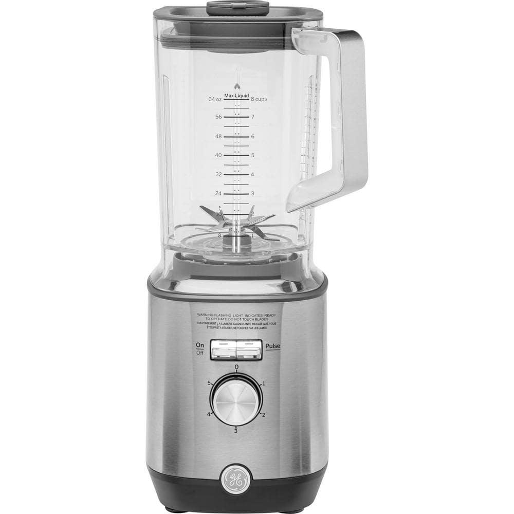 GE 64oz 5Speed Stainless Steel Blender with Personal Blender Cups