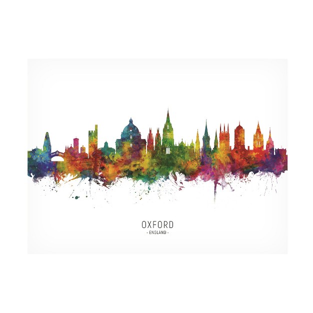 Trademark Fine Art Michael Tompsett x27 oxford England Skyline Named x27 Canvas Art