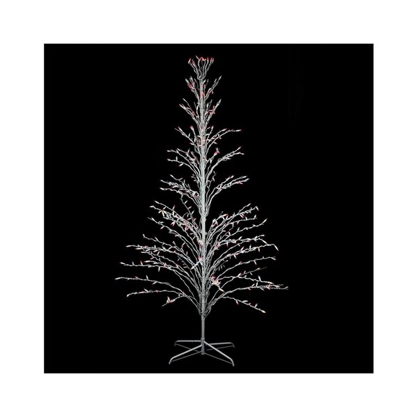 6' White Cascade Twig Tree Christmas Outdoor Decoration