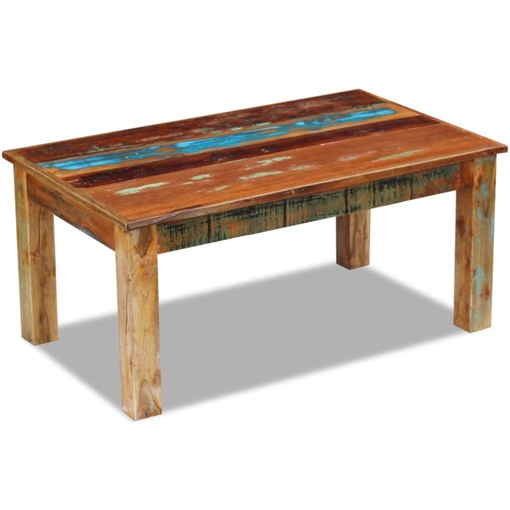 vidaXL Coffee Table Solid Reclaimed Wood 39.4