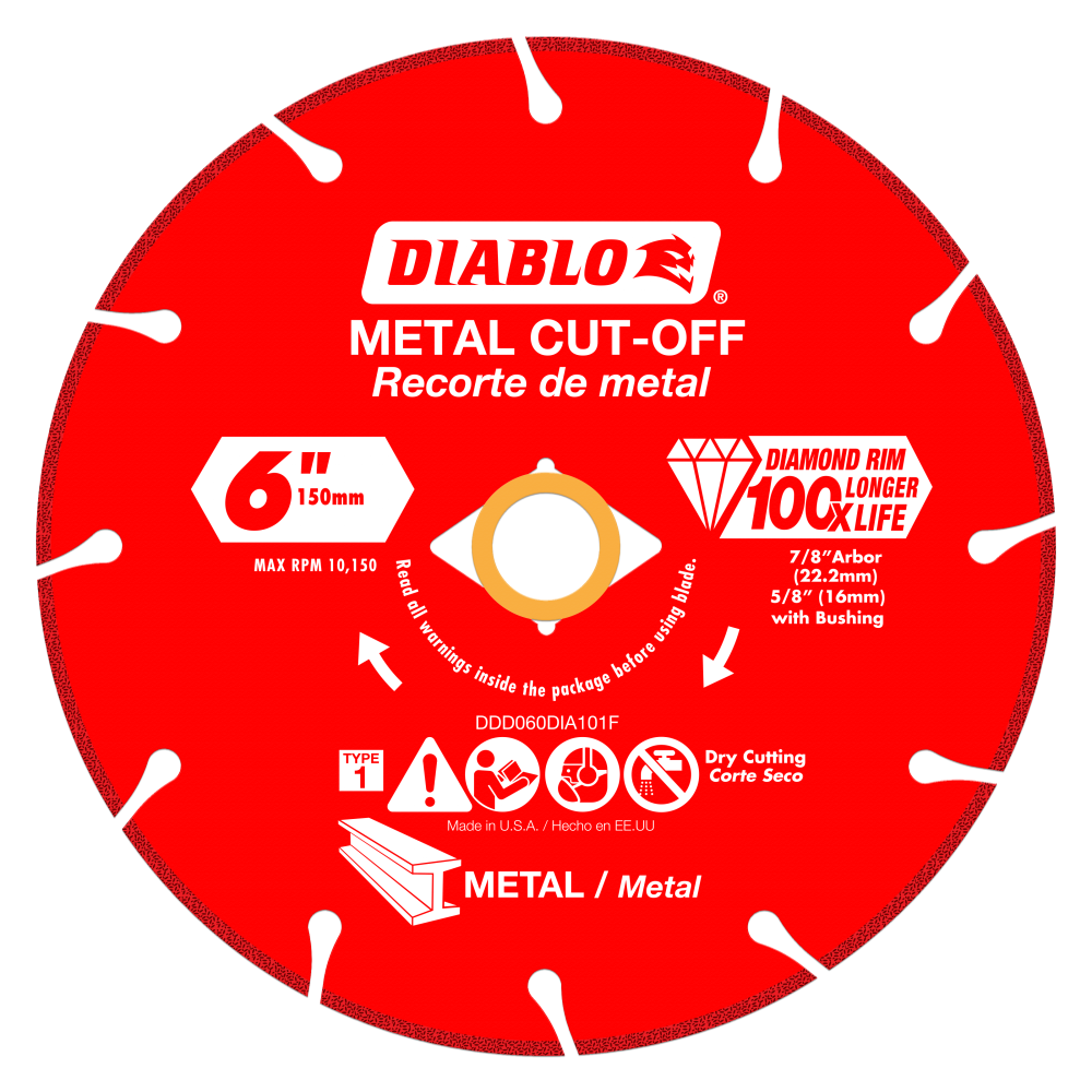 Diablo Tools 6 Diamond Metal Cut-Off Blade