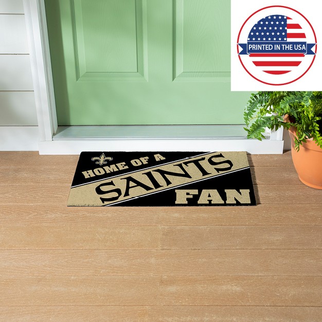 Evergreen New Orleans Saints Pvc Mat Color