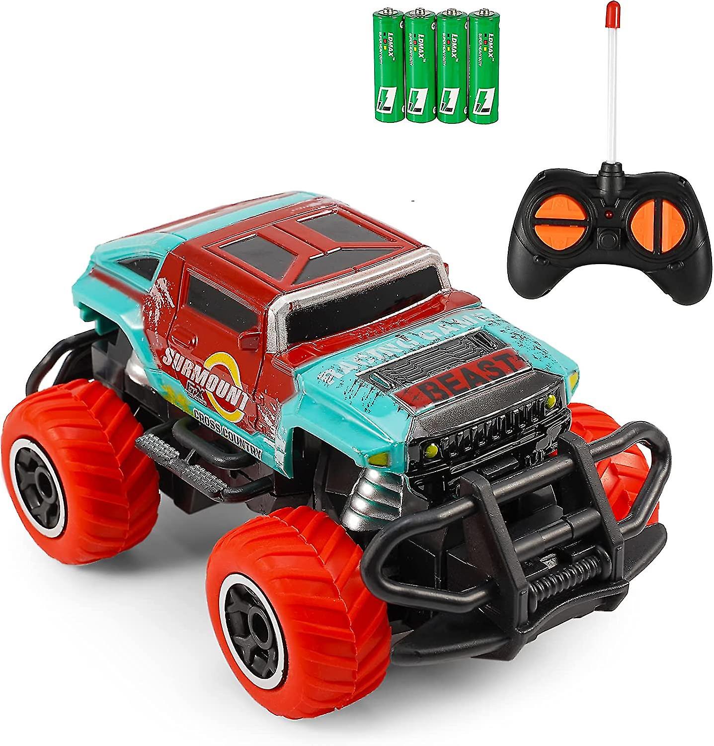 Remote Control Cars For Boys， Rc Car Kids Toys For 3 4 5 6 7 8 9 Years Old Boys Girls， Rc Truck For Kids， Boys Toys Age 3-9 Off Road Vehicle Racing Ca