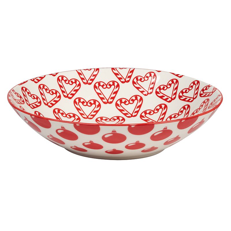 Certified International Set of 6 Peppermint Candy Soup/Pasta Bowls