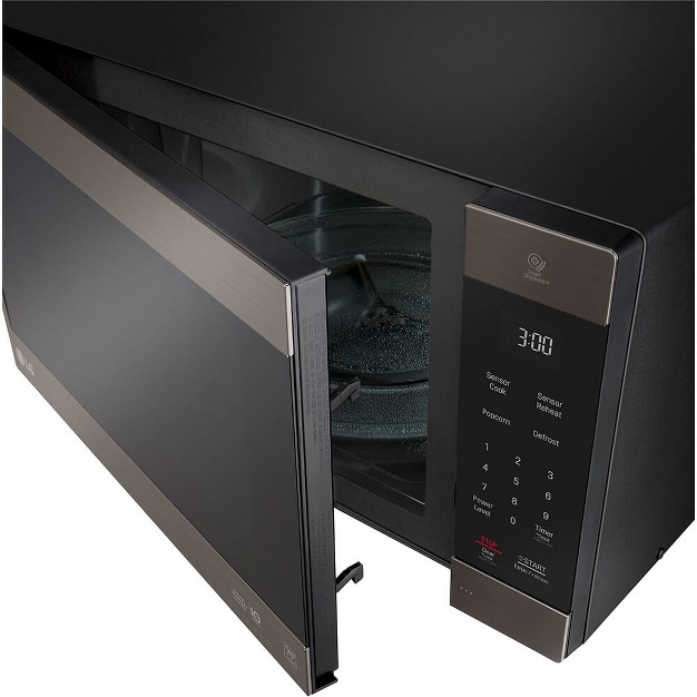 Lg Lmc2075bd 2 0 Cu Ft Black Stainless Countertop Microwave