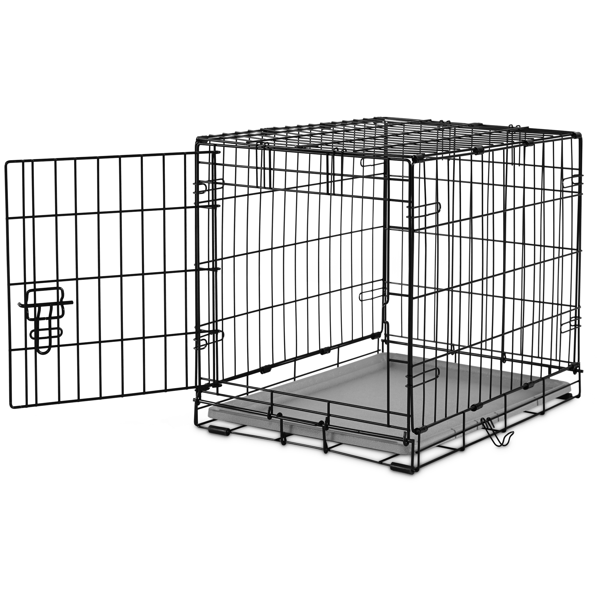 You  Me 1-Door Folding Dog Crate， 24