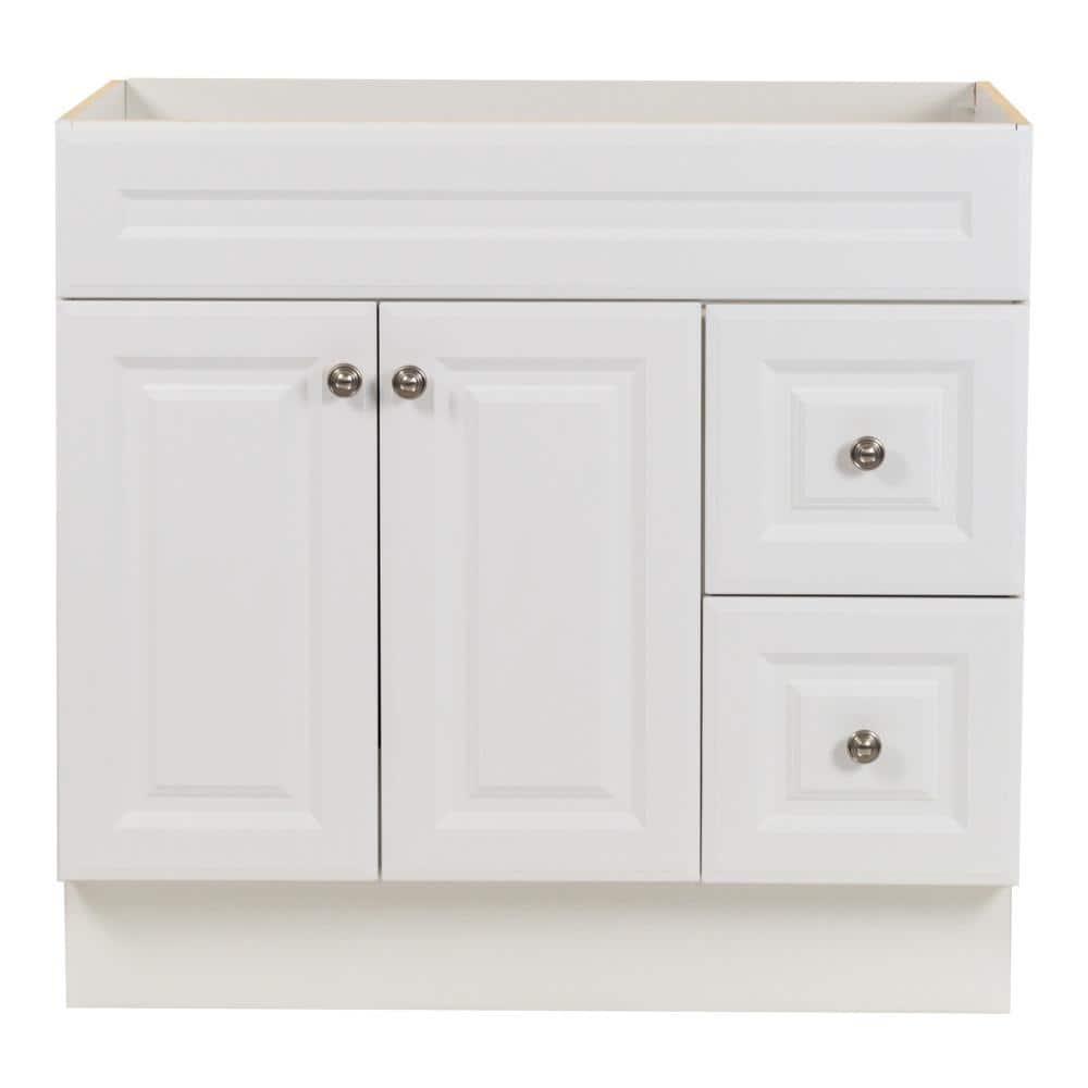 Glacier Bay Glensford 36 in W x 2165 in D x 3421 in H Bath Vanity Cabinet Only in White