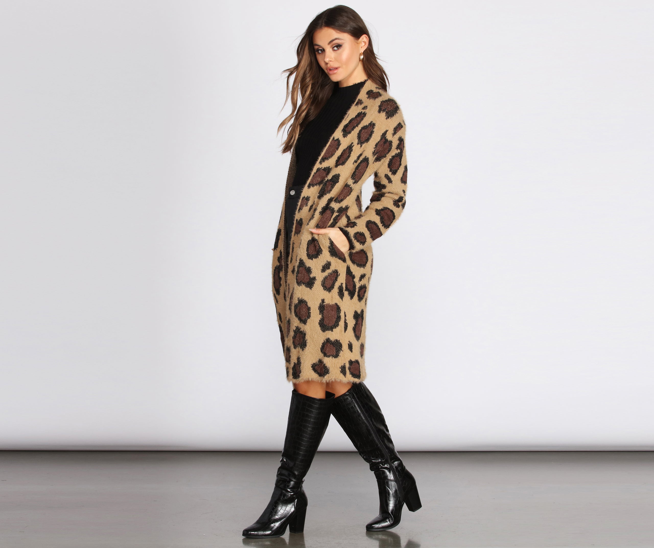 A Long Time Obsession Leopard Cardigan