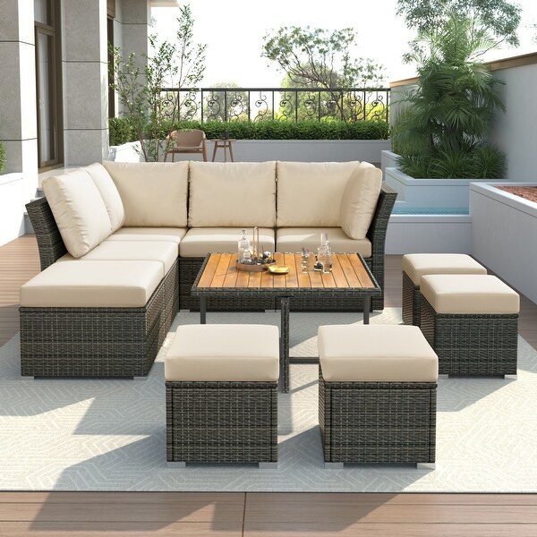 9 Piece Outdoor Conversation Set