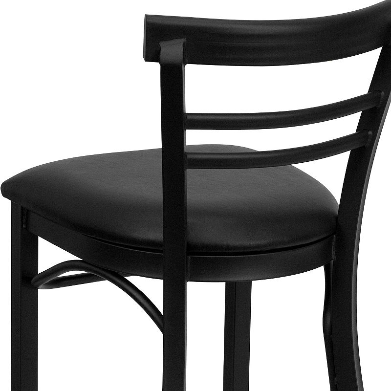 Flash Furniture HERCULES Series Ladder Back Bar Stool