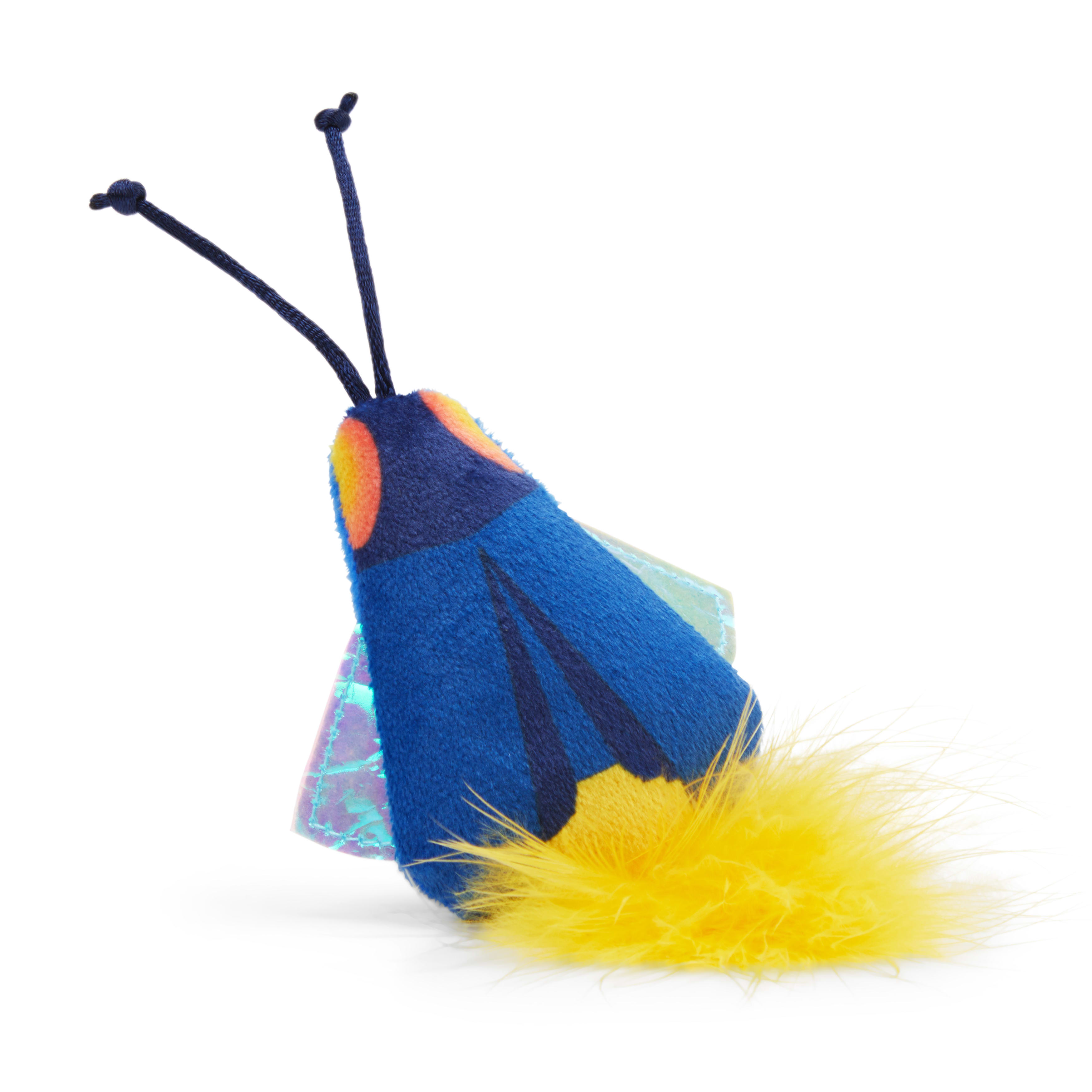 Leaps  Bounds Feathered Insect Cat Toy， X-Small