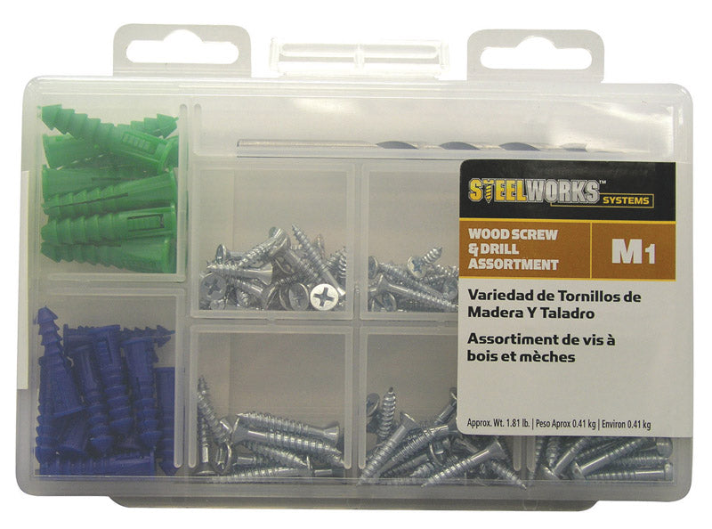 WOOD SCREW  DRILL KIT