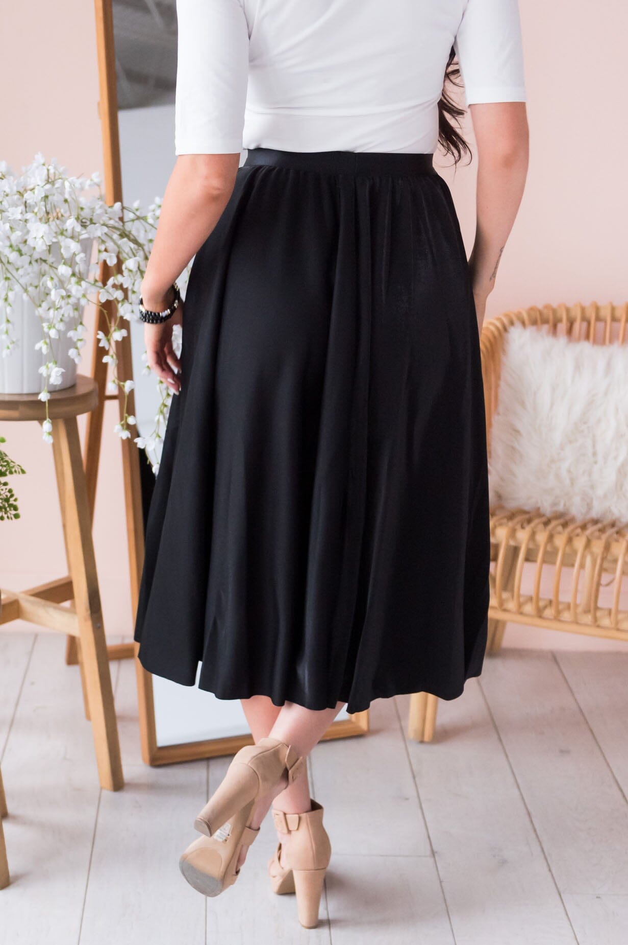 Full Of Charm Modest Circle Skirt