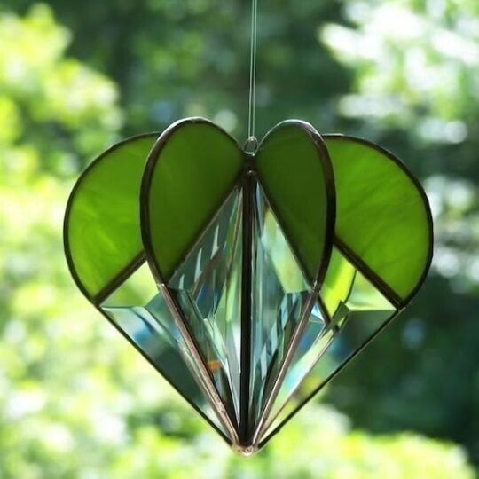 Early Valentine's Day sale-Stained Heart-shaped Suncatcher-BUY 2 FREE SHIPPING