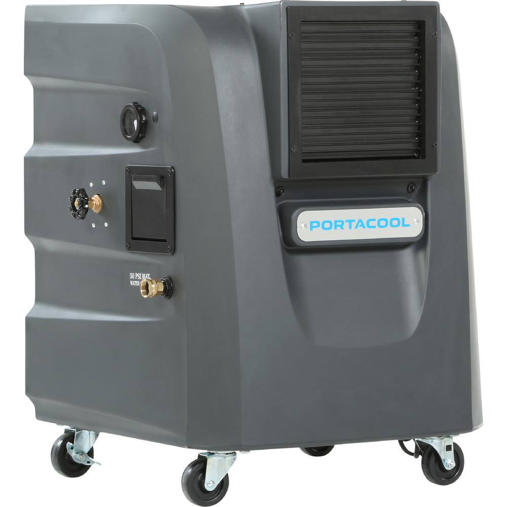 PORTACOOL Cyclone 1709 CFM 2-Speed Portable Evaporative Cooler for 500 sq. ft. PACCY120GA1