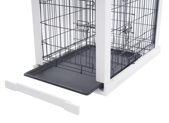 Zoovilla PTH0231720100 Cage with Crate Cover  Whit...