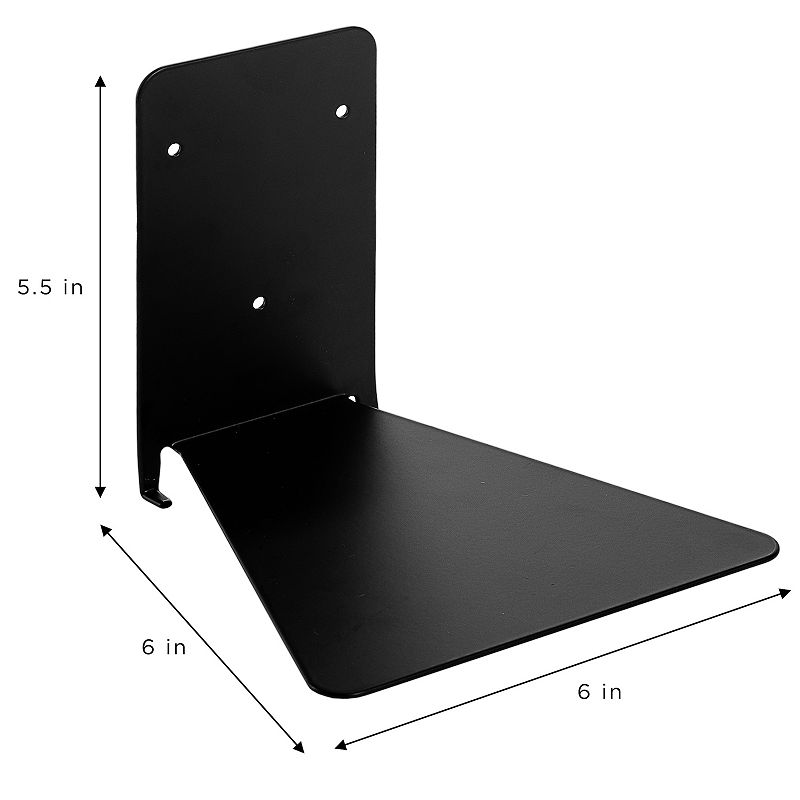 Sorbus Invisible Floating Bookshelf