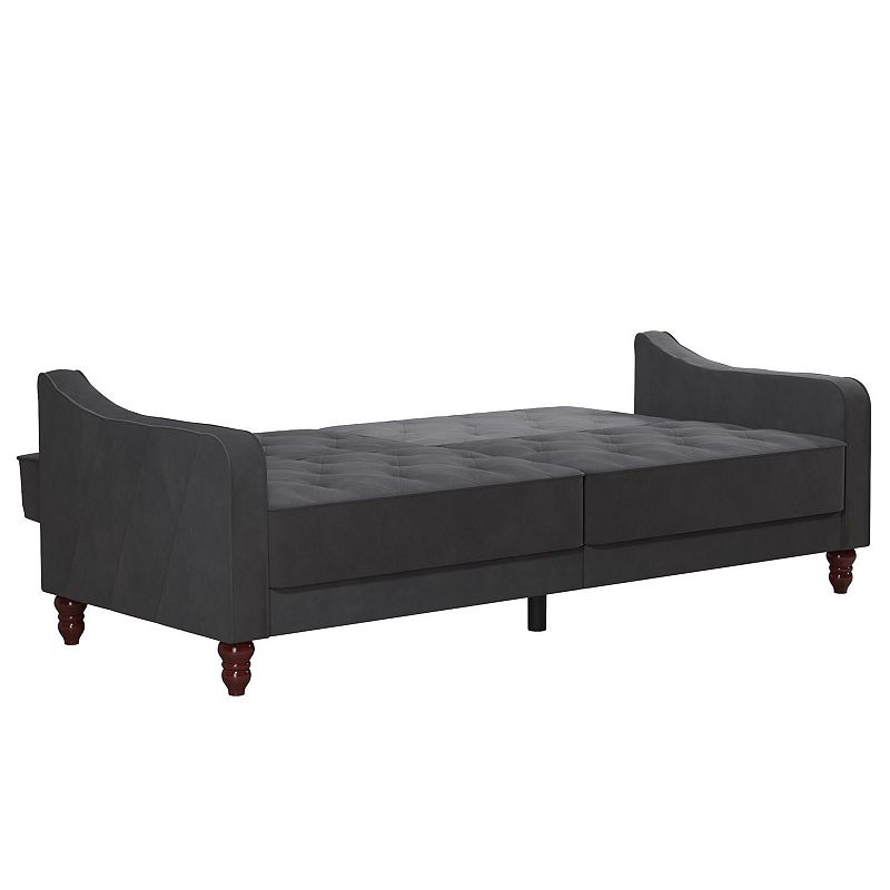 Novogratz Vintage Tufted Split Back Futon