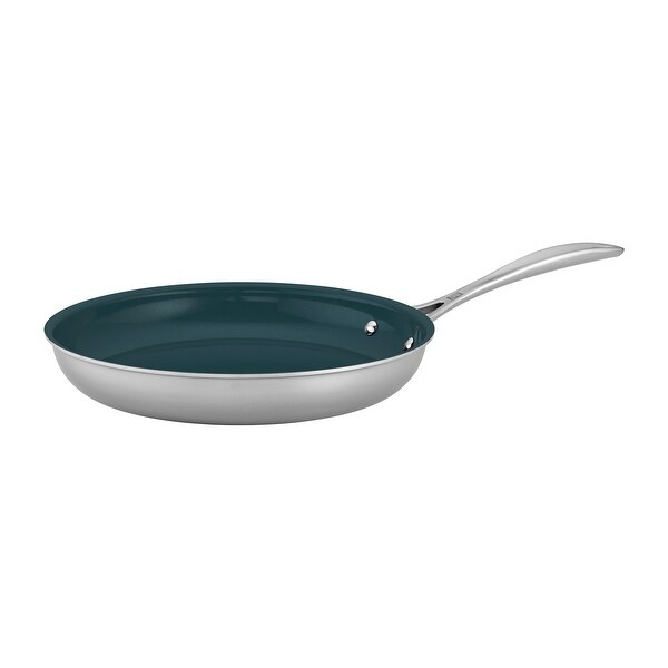 ZWILLING Clad CFX Stainless Steel Ceramic Nonstick Fry Pan