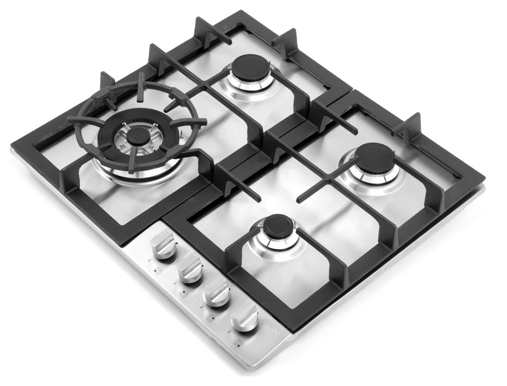 Cosmo 24 quotGas Cooktop with 4 Sealed Triple Ring Burners Easy Clean   Contemporary   Cooktops   by Cosmo  Houzz