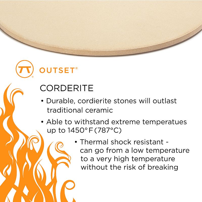 Outset 4-pc. Pizza Grill Stone Tile Set