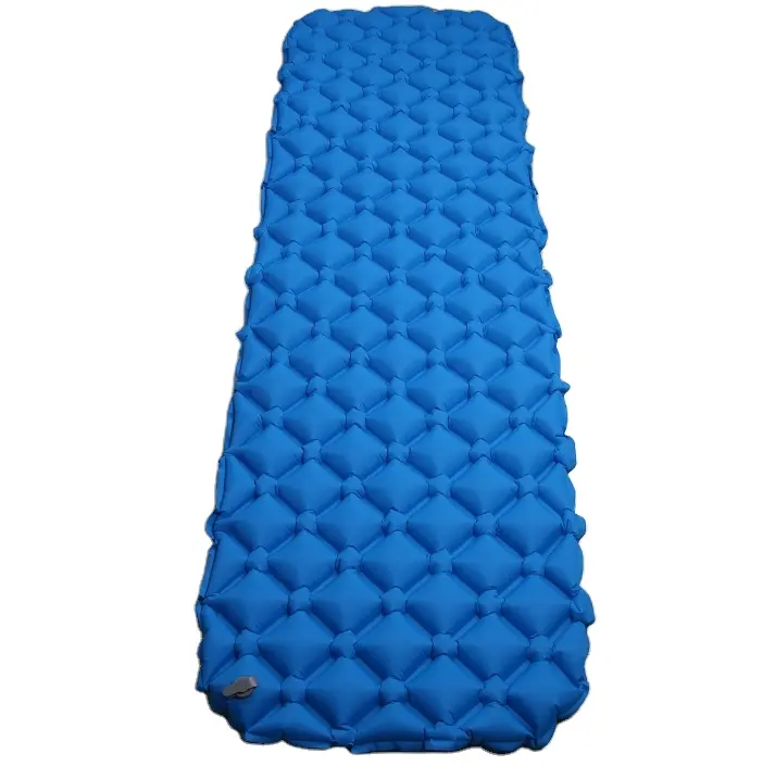 Compact Ultralight TPU inflatable Camping Sleeping Pad with Built in Foot Pump Waterproof Air Mattress Sleeping Mat