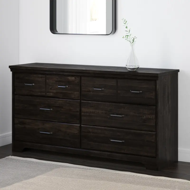 Versa Classic Rubbed Black Dresser - South Shore