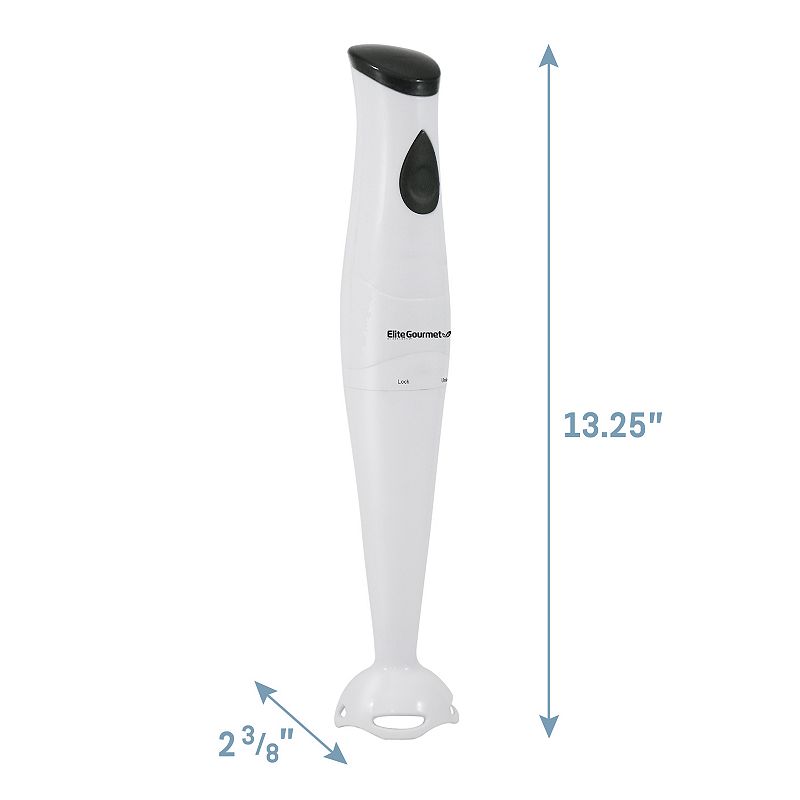 Elite Gourmet Hand Blender with Detachable Wand