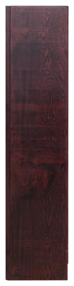 Bowery Hill Traditional 48 quotTall 4 Shelf Wood Bookcase in Cherry   Transitional   Bookcases   by Homesquare  Houzz