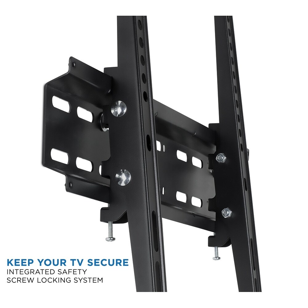 Mount It! Low Profile TV Wall Mount Tilt Bracket for Flat Screens  Fits 32' 80\