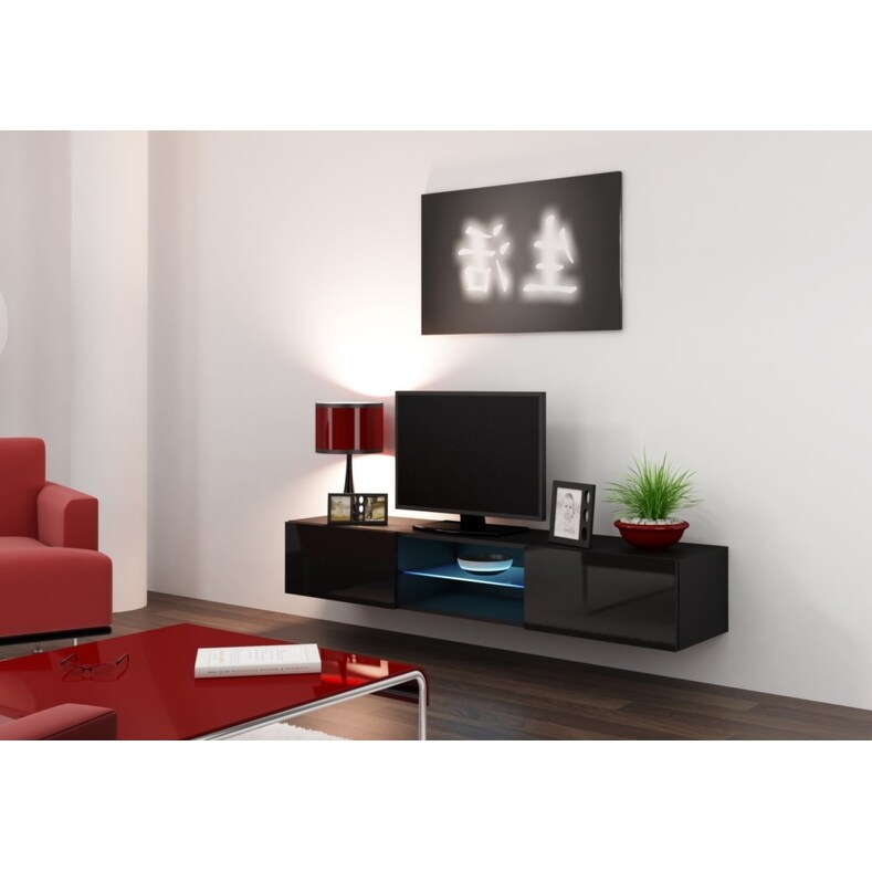 VIGO Glass Floating TV Stand