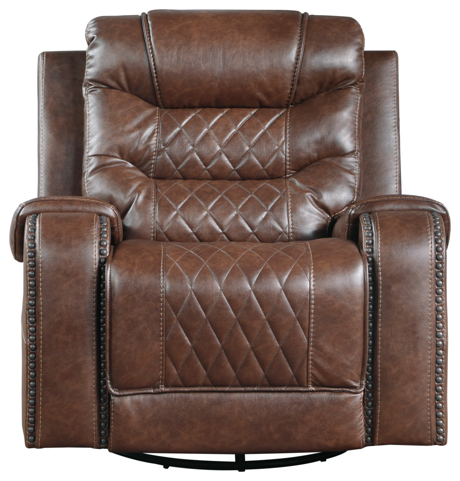 Greenway Manual Reclining Sofa Collection   Transitional   Recliner Chairs   by Lexicon Home  Houzz